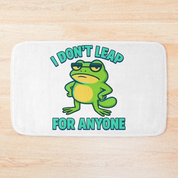 Item preview, Sassy Frog – I Don’t Leap for Anyone Funny Animal Quote designed and sold by Domci.