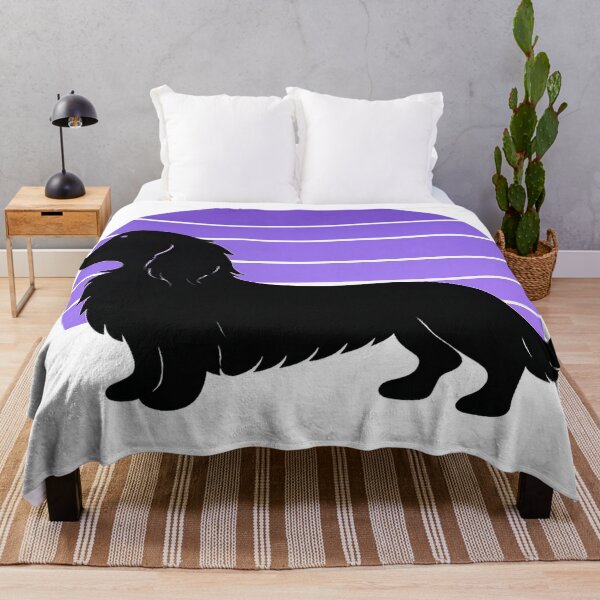 Item preview, Retro Sunset Long‑Haired Dachshund Sticker – Vintage Sausage Dog Silhouette designed and sold by TheLongPaw.