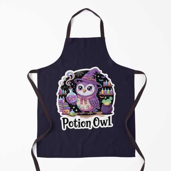 Item preview, Potion Owl – Cute Chibi Halloween Owl Potion Maker Sticker | Kawaii Witch Owl Art designed and sold by Nuist25.