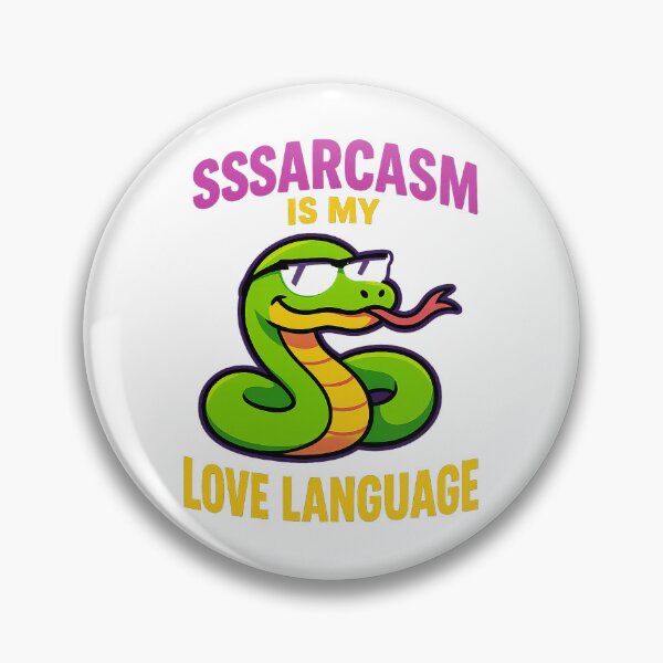 Item preview, Sarcastic Snake – Sssarcasm Is My Love Language designed and sold by Domci.