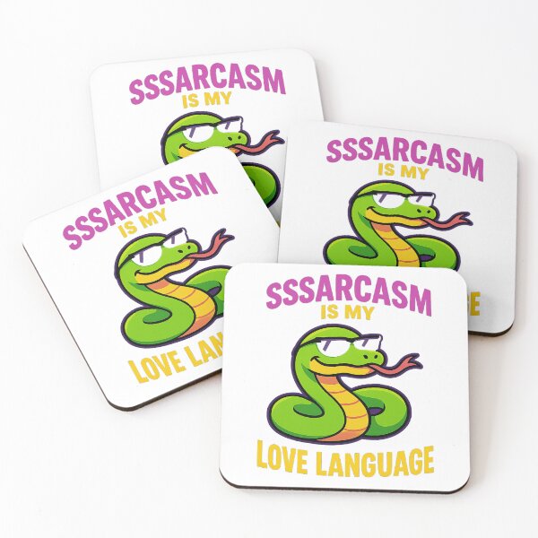 Item preview, Sarcastic Snake – Sssarcasm Is My Love Language designed and sold by Domci.