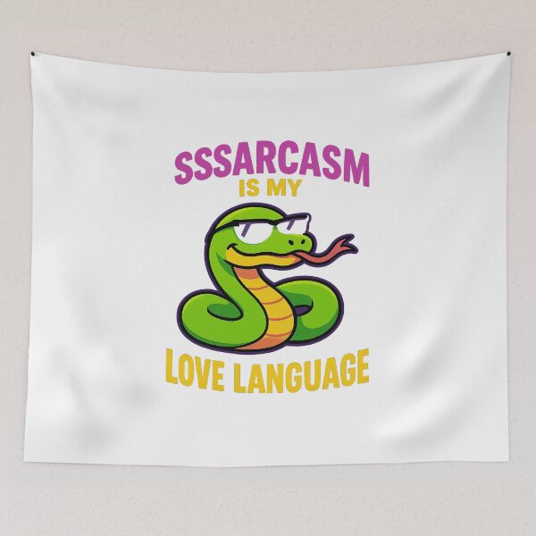 Item preview, Sarcastic Snake – Sssarcasm Is My Love Language designed and sold by Domci.