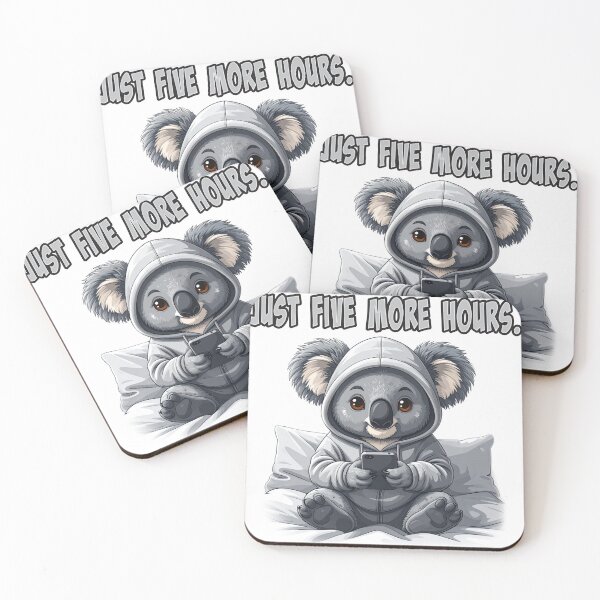 Item preview, Koala Doomscrolling in Hoodie designed and sold by Tong4130.
