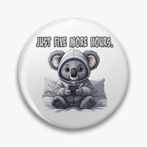 Item preview, Koala Doomscrolling in Hoodie designed and sold by Tong4130.