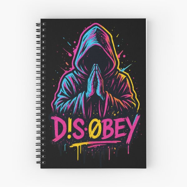 Item preview, “D!SØBEY" - Hooded Monk Graffiti Rebel Art designed and sold by Kampendesigns.
