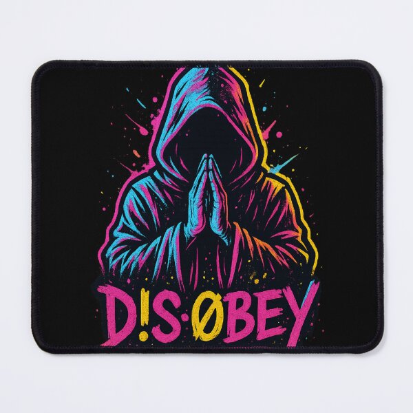 Item preview, “D!SØBEY" - Hooded Monk Graffiti Rebel Art designed and sold by Kampendesigns.