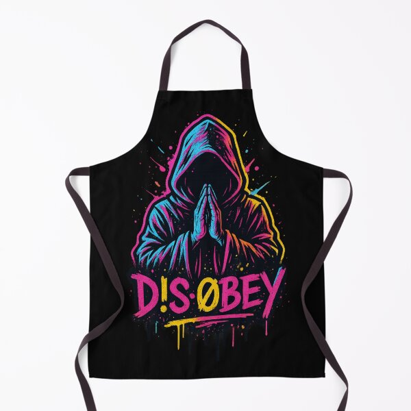 Item preview, “D!SØBEY" - Hooded Monk Graffiti Rebel Art designed and sold by Kampendesigns.