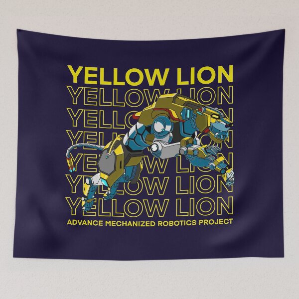Item preview, Low Poly Project - Yellow Lion designed and sold by giftmones.