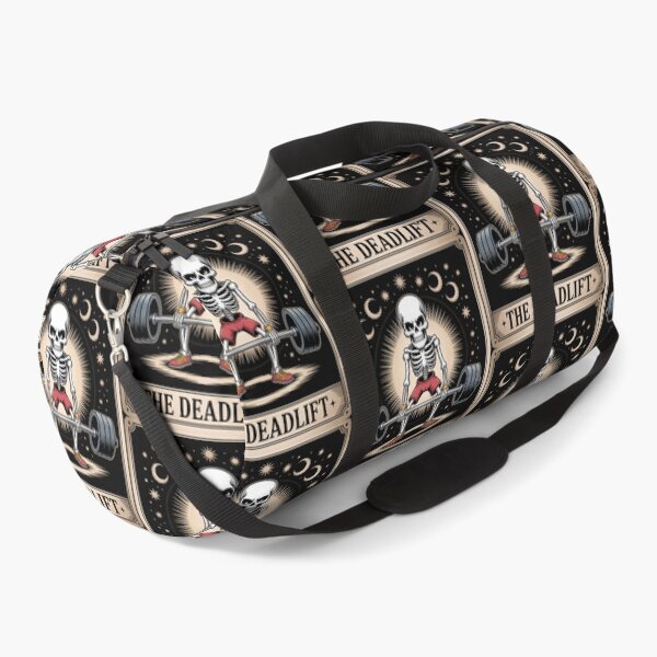 Item preview, The Deadlift – Funny Skeleton Tarot Gym designed and sold by SignumShop.