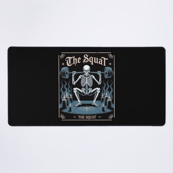 Item preview, The Squat – Gym Skeleton Tarot Card designed and sold by SignumShop.