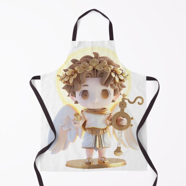 Item preview, Adorable Apollo Chibi – Greek Sun God, Celestial Cute Art designed and sold by GoldenChiArt.