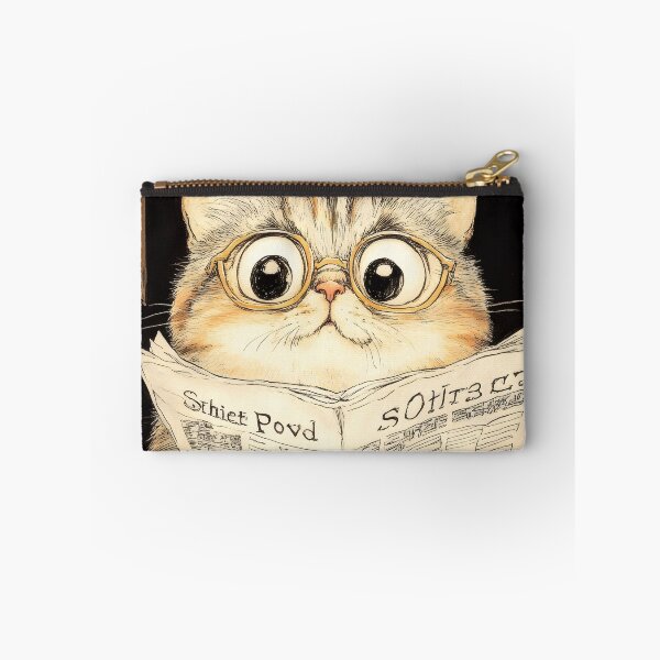 Item preview, Animal Toilet Curious Studious Scottish Fold Cat Reading Morning News designed and sold by juniorcastros.
