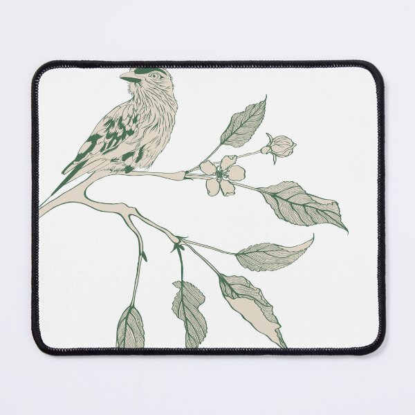 Item preview, Lilac breasted Roller bird with apple branch with flowers, fruits and leaves. designed and sold by MatyKotiv.