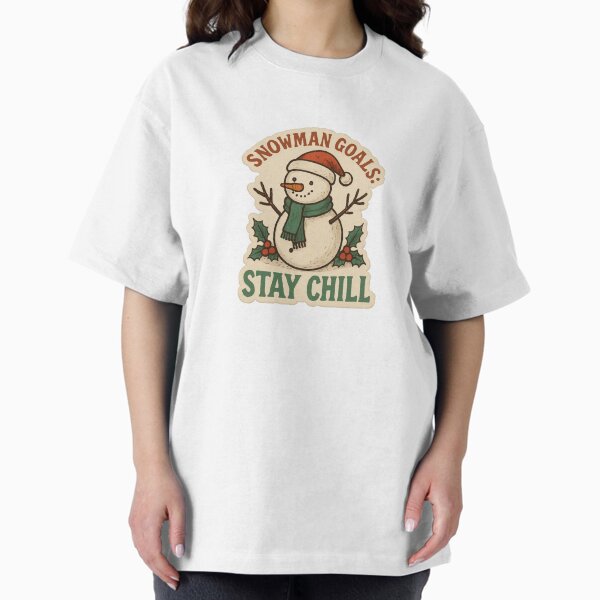 Item preview,  Snowman Goals: Stay Chill - Festive Holiday Design designed and sold by StaneyJoseph.