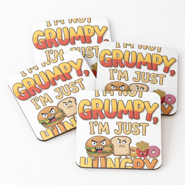 Item preview, I'm Not Grumpy, I'm Just Hungry! designed and sold by EsenciaZen.