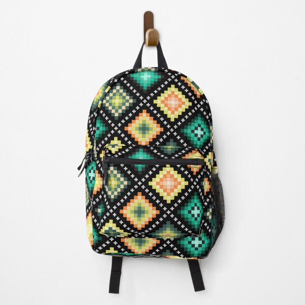 Item preview, Vibrant Diamond Pixel Ethnic Seamless Pattern designed and sold by Khwanchai.