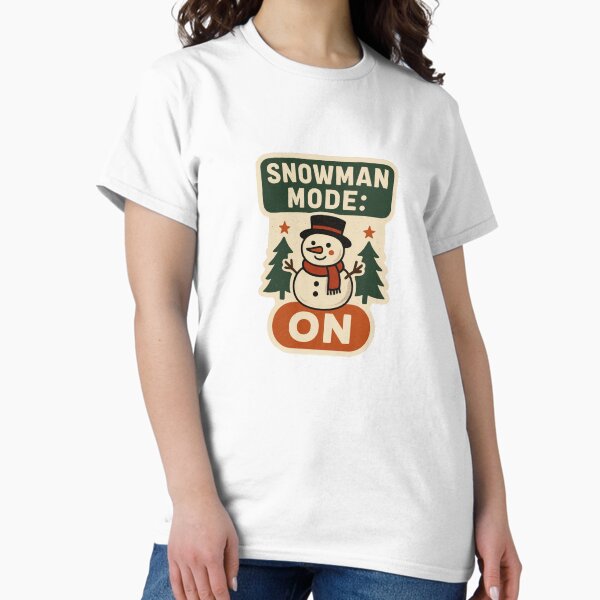 Item preview, Snowman Mode On - Cute Winter Holiday Design designed and sold by StaneyJoseph.