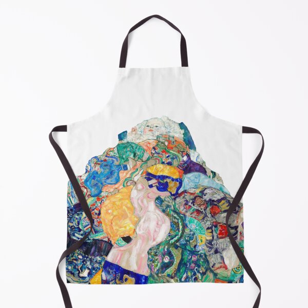 Item preview, Baby in Patterns – Klimt Sticker Edition designed and sold by EmeraldeaArt.