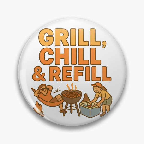 Item preview, Summer Camping- Grill, Chill, & Refill designed and sold by Rajasekar.