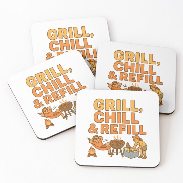 Item preview, Summer Camping- Grill, Chill, & Refill designed and sold by Rajasekar.