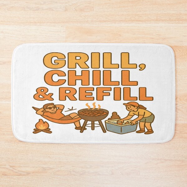 Item preview, Summer Camping- Grill, Chill, & Refill designed and sold by Rajasekar.