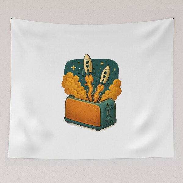 Item preview, Blast-Off Breakfast designed and sold by Papurica.