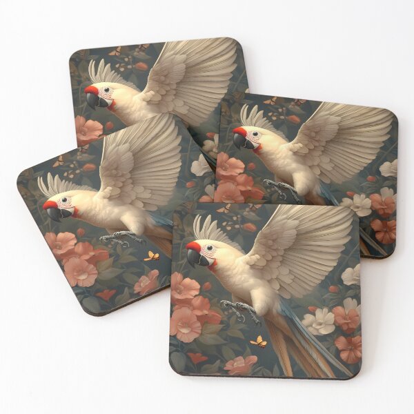 Item preview, Animal Wildlife Elegant Macaw Tropical Floral Splendor Lush Regal Design designed and sold by earlobejerk.