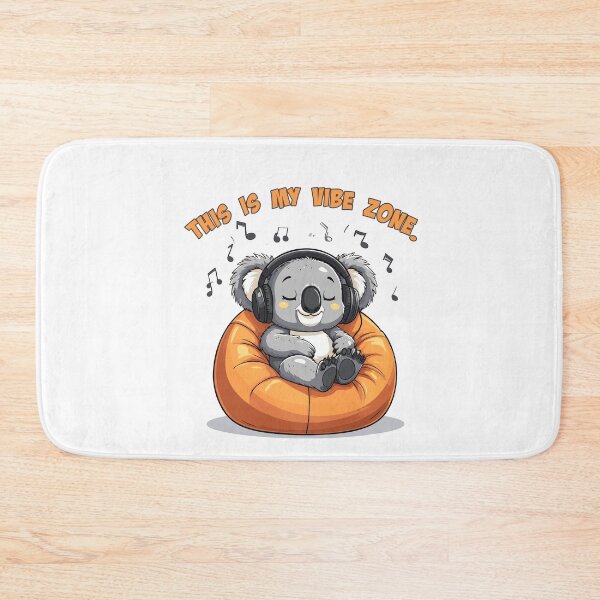 Item preview, Koala Chilling with Music on Bean Bag designed and sold by Tong4130.
