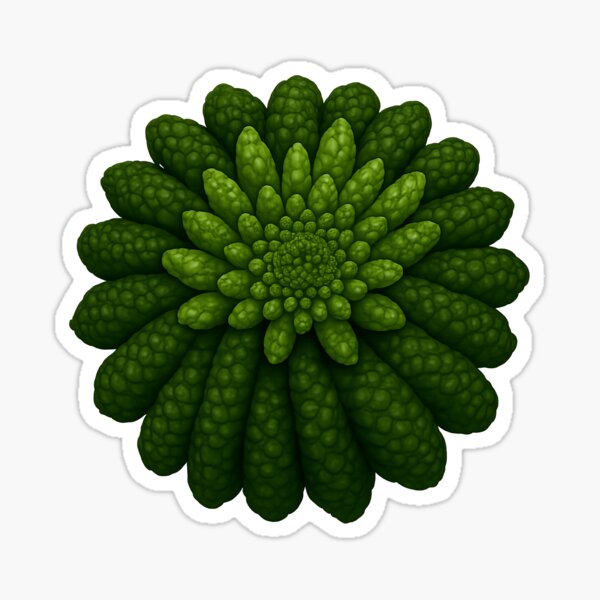 Item preview, Cartoon-Kaktus mit coolem Muster designed and sold by Footys & Flowers Sticker Shop.