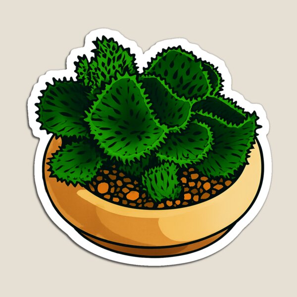 Item preview, Brain Cactus inside of a Pot Cartoon designed and sold by picsofplants.
