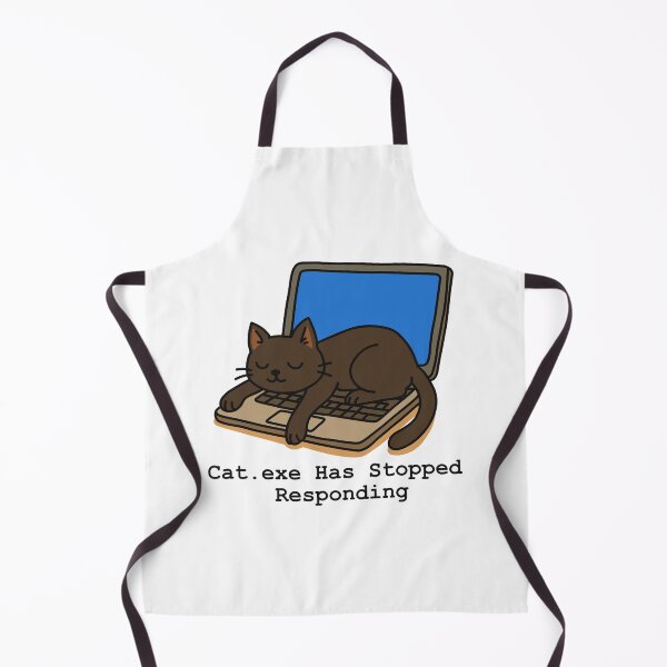 Item preview, Cat.exe Has Stopped Responding blue screen designed and sold by Code Monkeys.