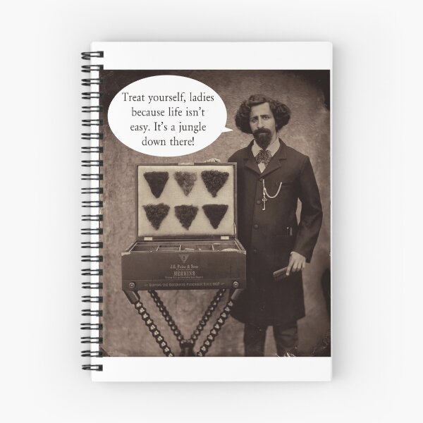 Item preview, Victorian Merkin Salesman Parody designed and sold by IanBakerToons.