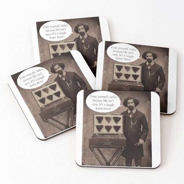 Item preview, Victorian Merkin Salesman Parody designed and sold by IanBakerToons.