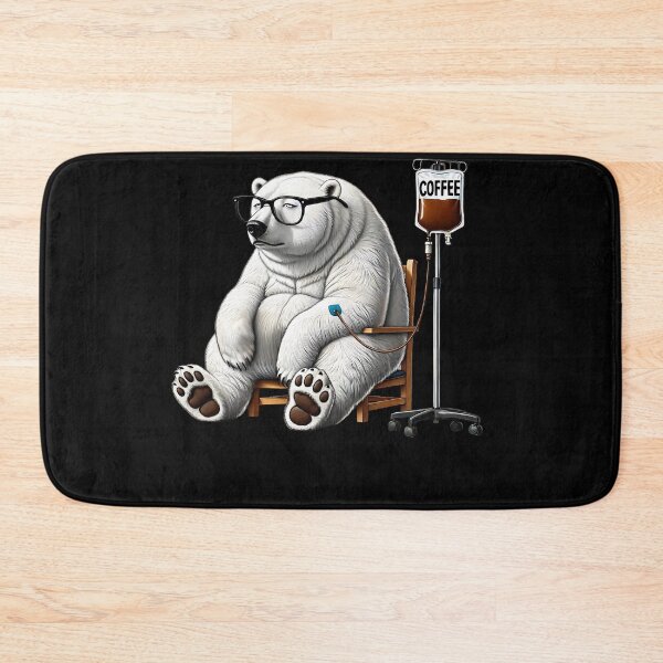 Item preview, Funny Polar Bear IV Coffee Drink Animal Lover designed and sold by Kimberley King Art  King Art.