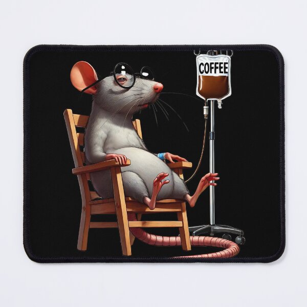 Item preview, Funny Rat Mouse IV Coffee Drink Animal Lover designed and sold by Kimberley King Art  King Art.