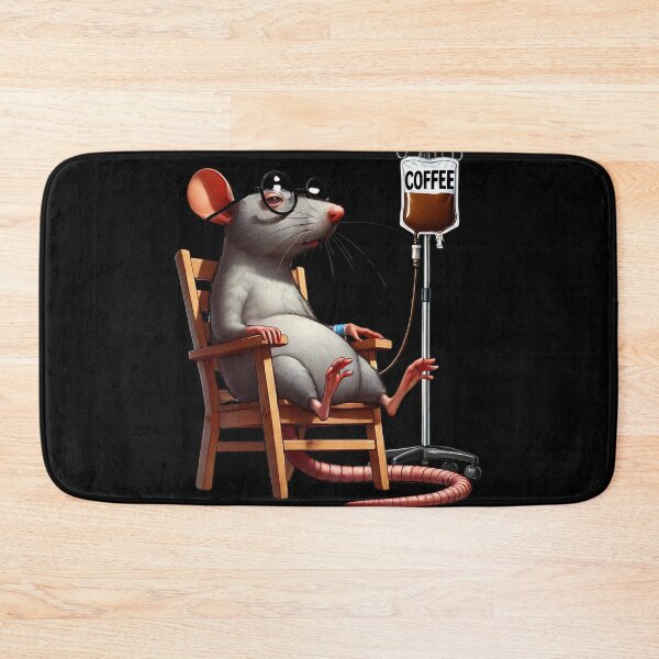Item preview, Funny Rat Mouse IV Coffee Drink Animal Lover designed and sold by Kimberley King Art  King Art.