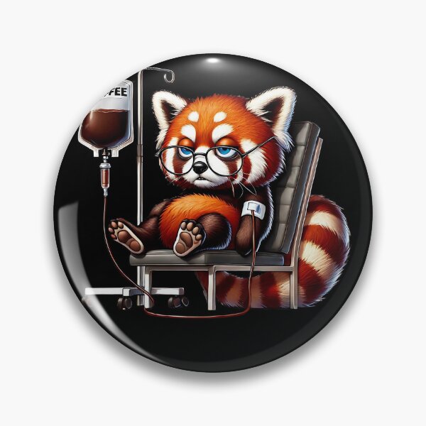 Item preview, Funny Red Panda IV Coffee Drink Animal Lover designed and sold by Kimberley King Art  King Art.
