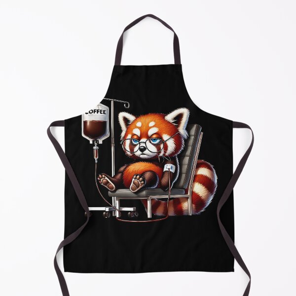 Item preview, Funny Red Panda IV Coffee Drink Animal Lover designed and sold by Kimberley King Art King Art.