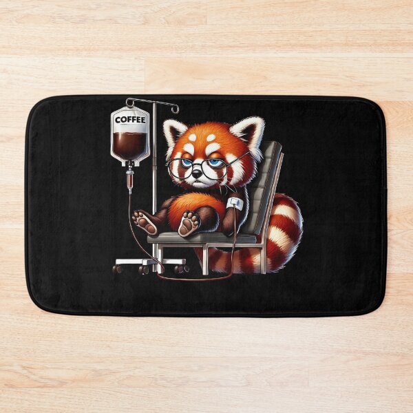 Item preview, Funny Red Panda IV Coffee Drink Animal Lover designed and sold by Kimberley King Art  King Art.