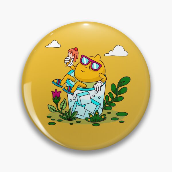 Item preview, Cool Lemon Chillaxin’ – Summer Cartoon Vibes designed and sold by Wise-Geek.