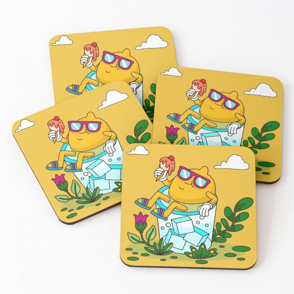 Item preview, Cool Lemon Chillaxin’ – Summer Cartoon Vibes designed and sold by Wise-Geek.