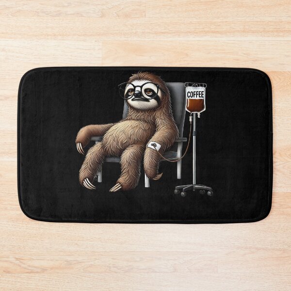 Item preview, Funny Sloth IV Coffee Drink Animal Lover designed and sold by Kimberley King Art  King Art.