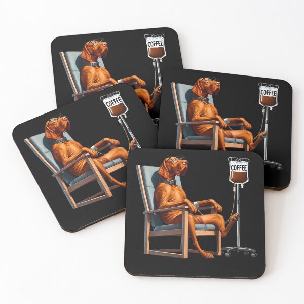 Item preview, Funny Vizsla Coffee Drink Dog Lover designed and sold by Kimberley King Art  King Art.