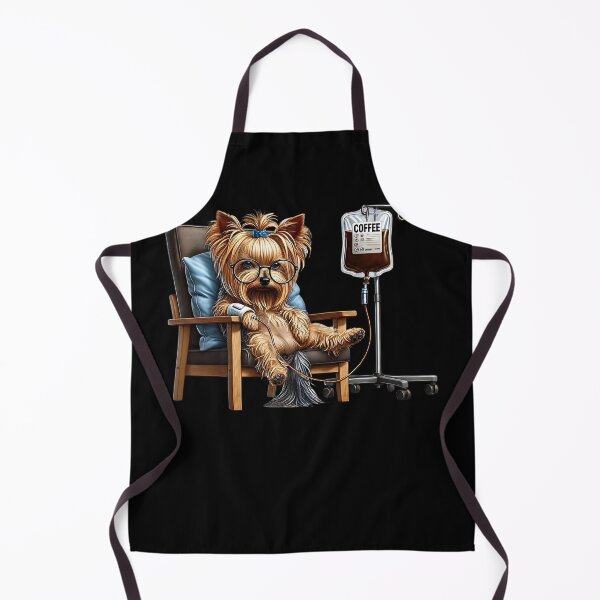 Item preview, Funny Yorkshire Terrier Coffee Drink Dog Lover Dad Mom designed and sold by Kimberley King Art King Art.