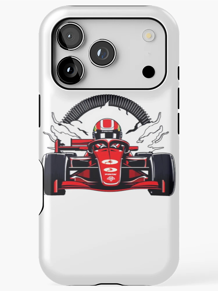 Thumbnail 1 of 4, iPhone Case, Red Racer Formula designed and sold by TriForceDesign.