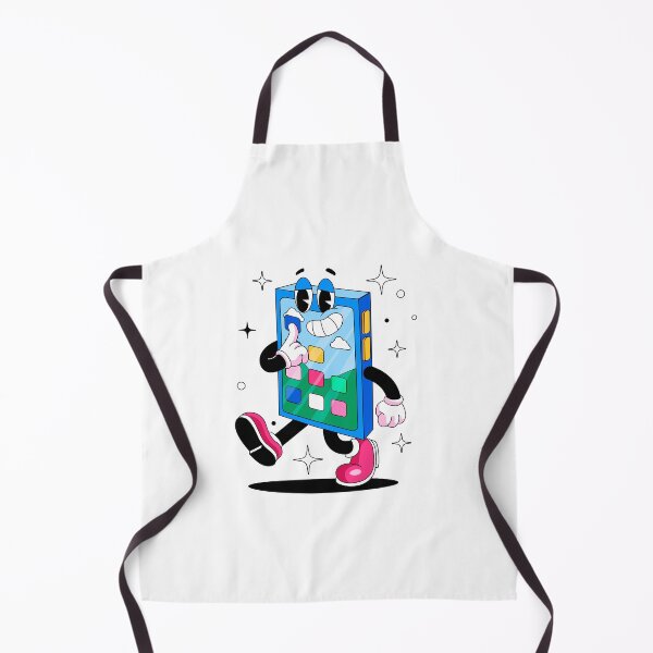 Item preview, App-y to See You – Cute Cartoon Smartphone designed and sold by Wise-Geek.