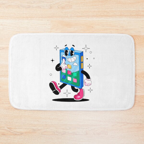 Item preview, App-y to See You – Cute Cartoon Smartphone designed and sold by Wise-Geek.