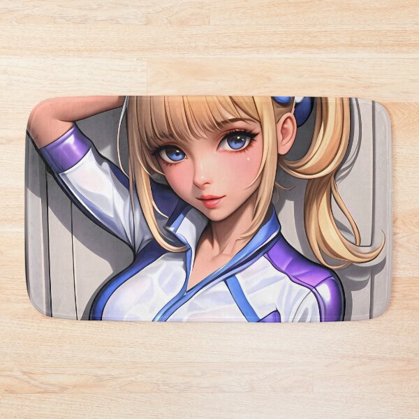 Item preview, Ais Wallenstein DanMachi Anime Bathroom Knight-Maiden Portrait designed and sold by juniorcastros.