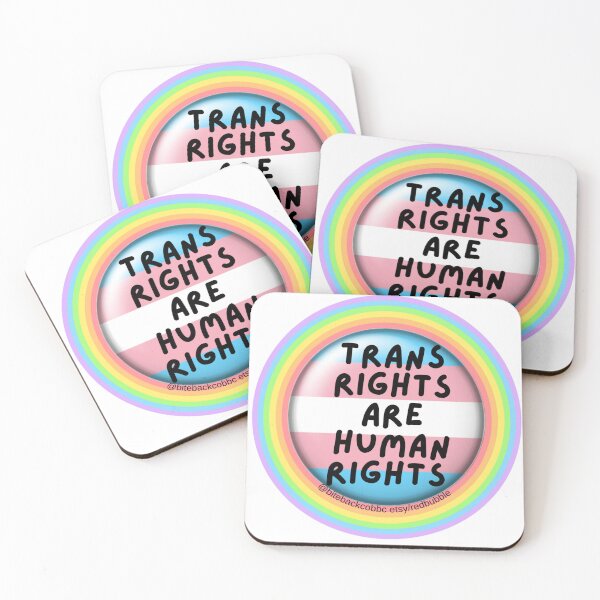 Item preview, Trans Rights Are Human Rights Trans Pride Circle  designed and sold by 2CRE8IVE4925.