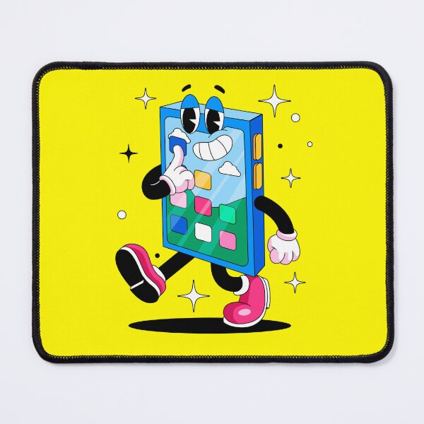 Item preview, App-y to See You – Cute Cartoon Smartphone designed and sold by Wise-Geek.